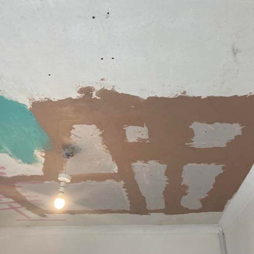 example of WPPlastering's work on a lath ceiling