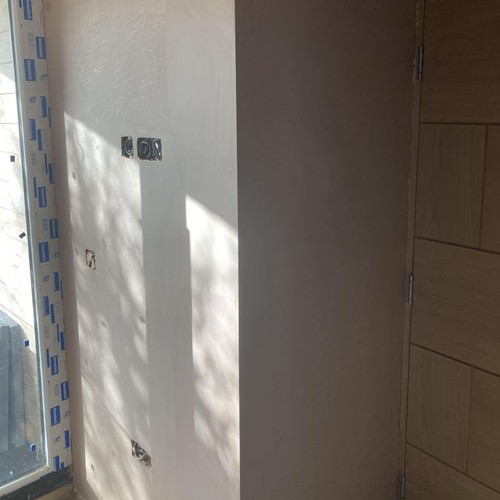 example of WPPlastering's work with plaster in a loft