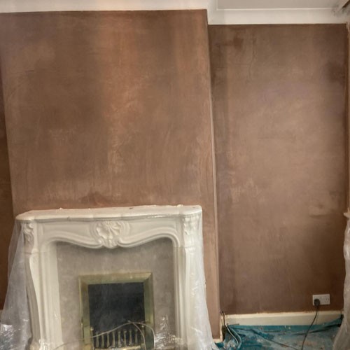 example of WPPlastering's work with plaster in a loft